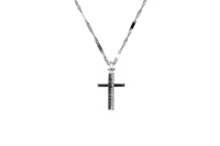 Collana e crocetta con diamanti - Asta Preziosi