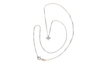 Collier punto luce con diamante - Asta Preziosi