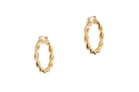 Paio di orecchini a cerchio - Asta Preziosi