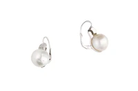 Paio di orecchini con diamanti e perle coltivate - Asta Preziosi Paio di orecchini con diamanti e perle coltivate - Asta Preziosi