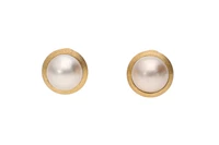 Paio di orecchini con perle mabe' - Asta Preziosi