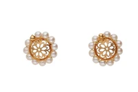 Paio di orecchini con perline coltivate - Asta Preziosi