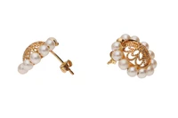 Paio di orecchini con perline coltivate - Asta Preziosi