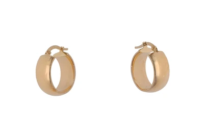 Paio di orecchini a cerchio - Asta Preziosi