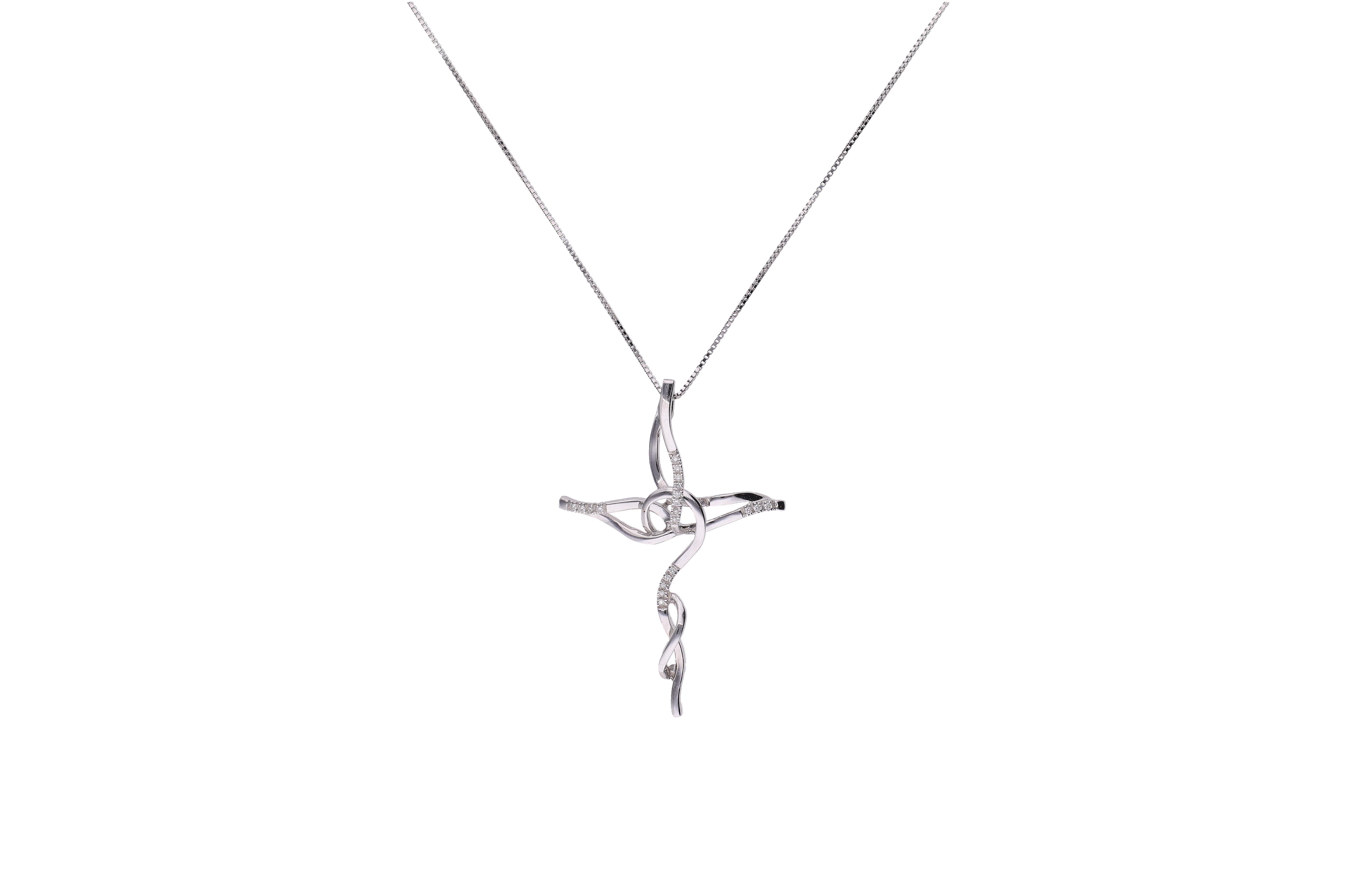 Collana e pendente con piccoli diamanti - Asta Preziosi Collana e pendente con piccoli diamanti - Asta Preziosi