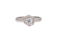 Anello con diamante - Asta Preziosi