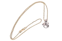 Collana e ciondolo con diamanti - Asta Preziosi