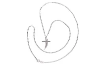 Collana e pendente con pietre incolori - Asta Preziosi