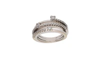 Salvini, anello con diamanti - Asta Preziosi