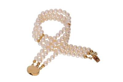 Bracciale con perle coltivate d'acqua dolce - Asta Preziosi