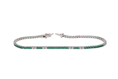 Bracciale tennis con pietre - Asta Preziosi