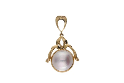 Ciondolo con perla mabe' - Asta Preziosi
