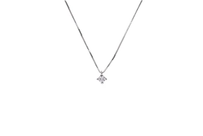 Collana con diamante - Asta Preziosi