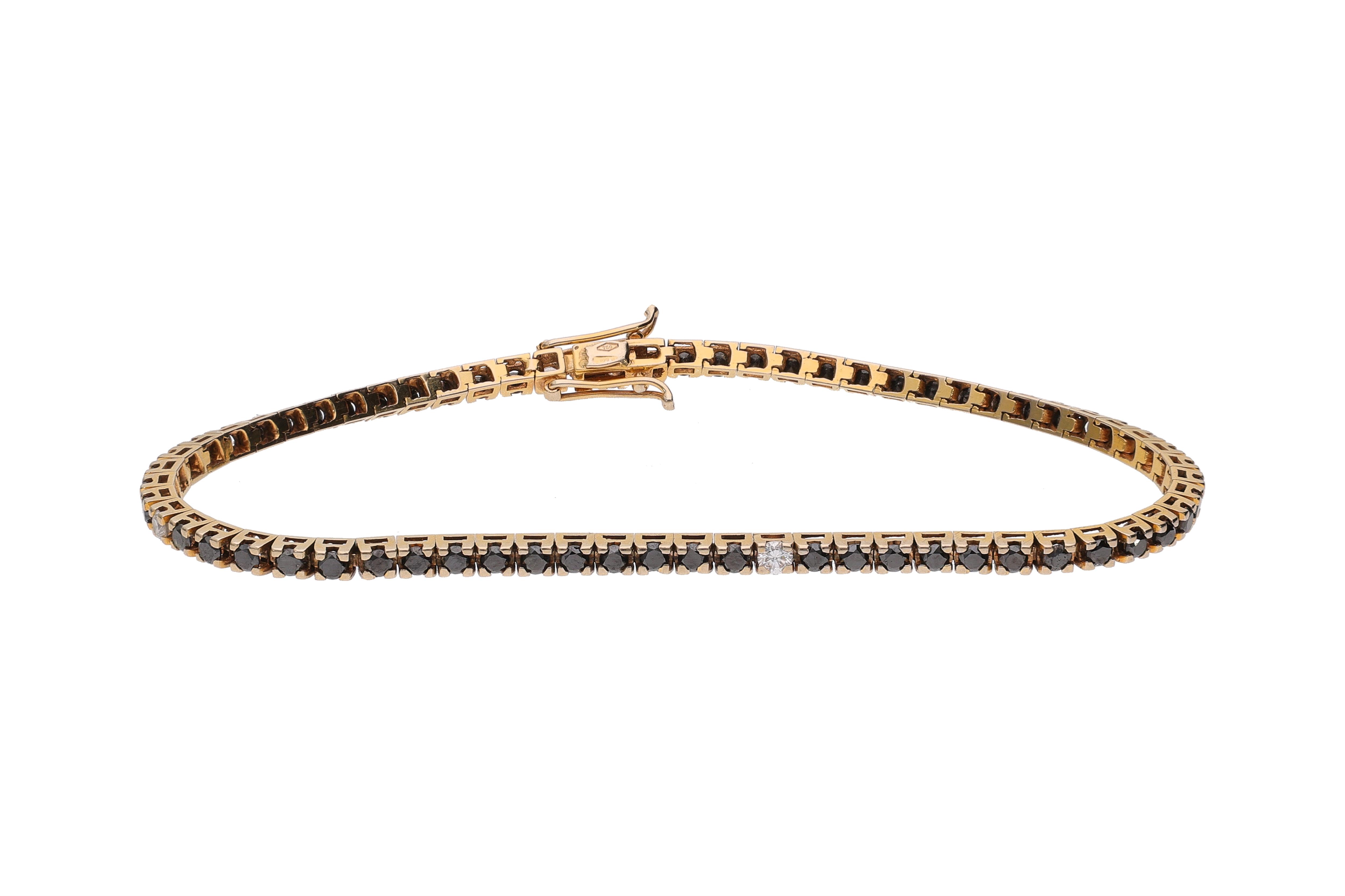 Bracciale tennis con diamanti - Asta Preziosi
