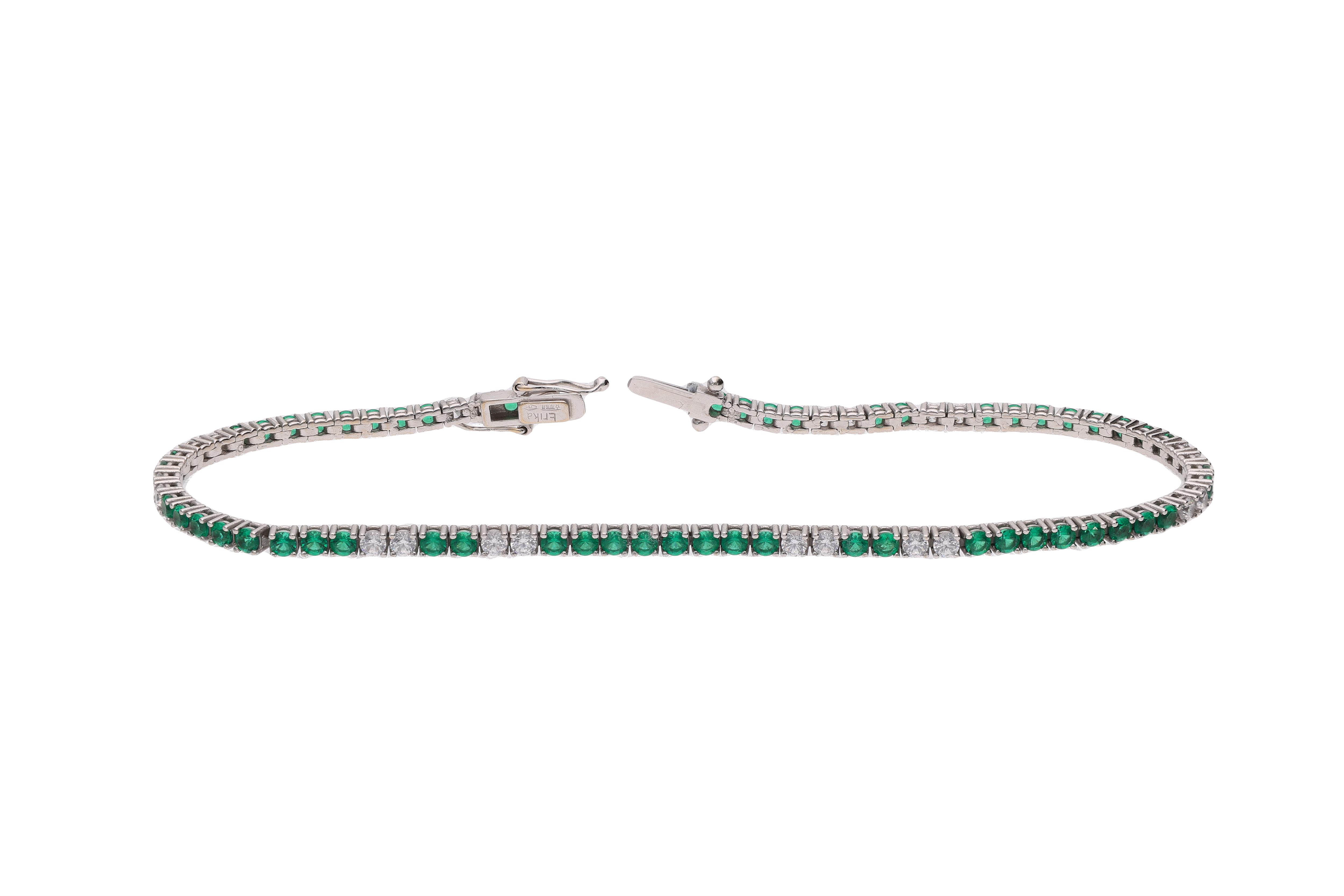 Bracciale tennis con pietre - Asta Preziosi
