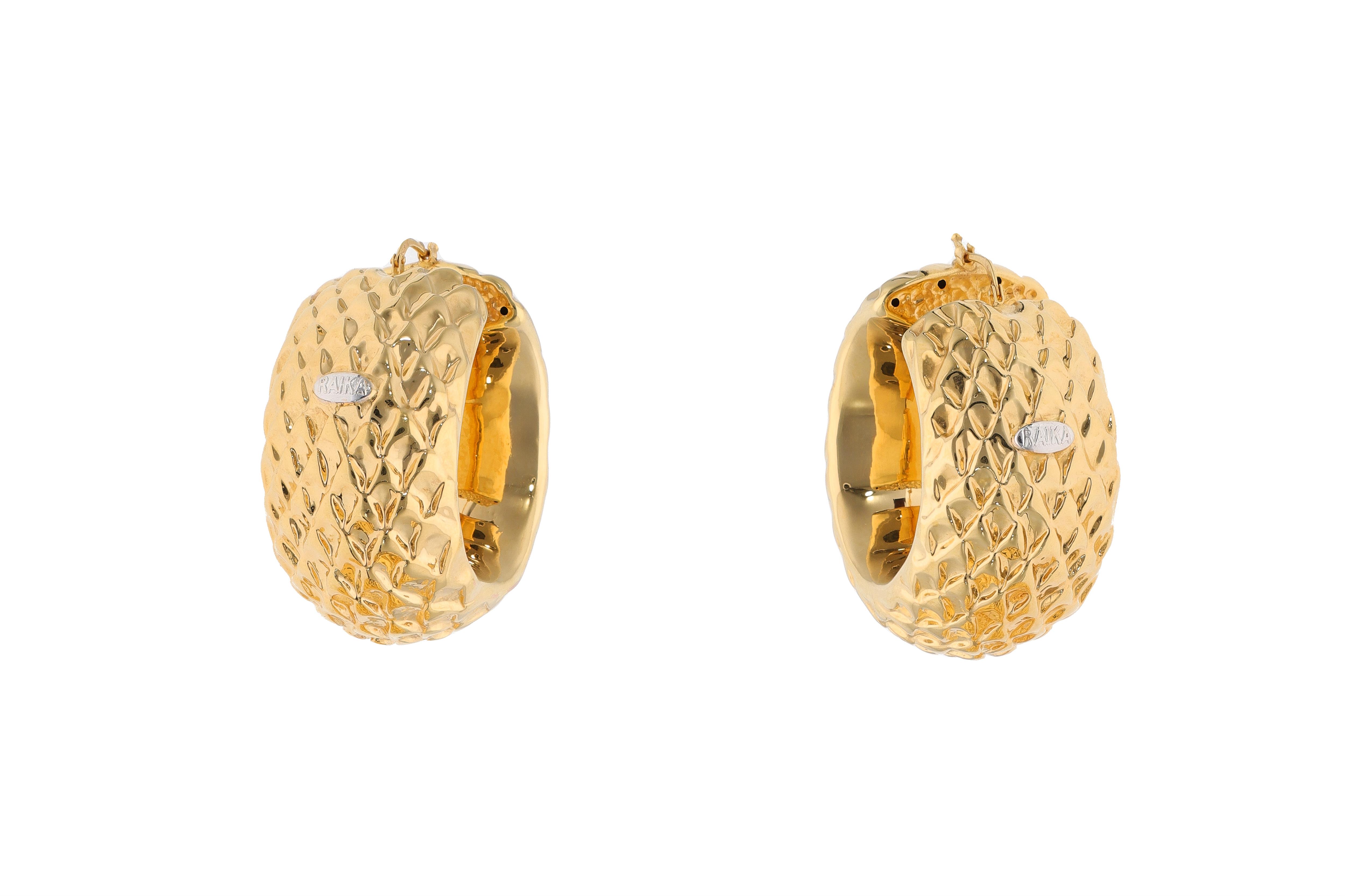 Paio di orecchini a cerchio - Asta Preziosi