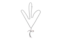 Collana con ciondolo impreziosito da perla coltivata e diamanti - Asta Preziosi Collana con ciondolo impreziosito da perla coltivata e diamanti - Asta Preziosi