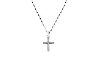 Collana e crocetta con diamanti - Asta Preziosi