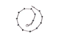 Demi parure con zaffiri e pietre - Asta Preziosi