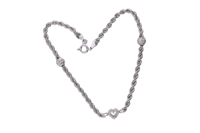 Bracciale con pietre incolori - Asta Preziosi