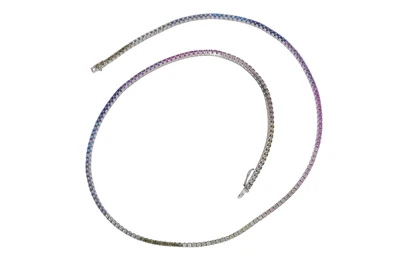 Collana con pietre multicolori - Asta Preziosi