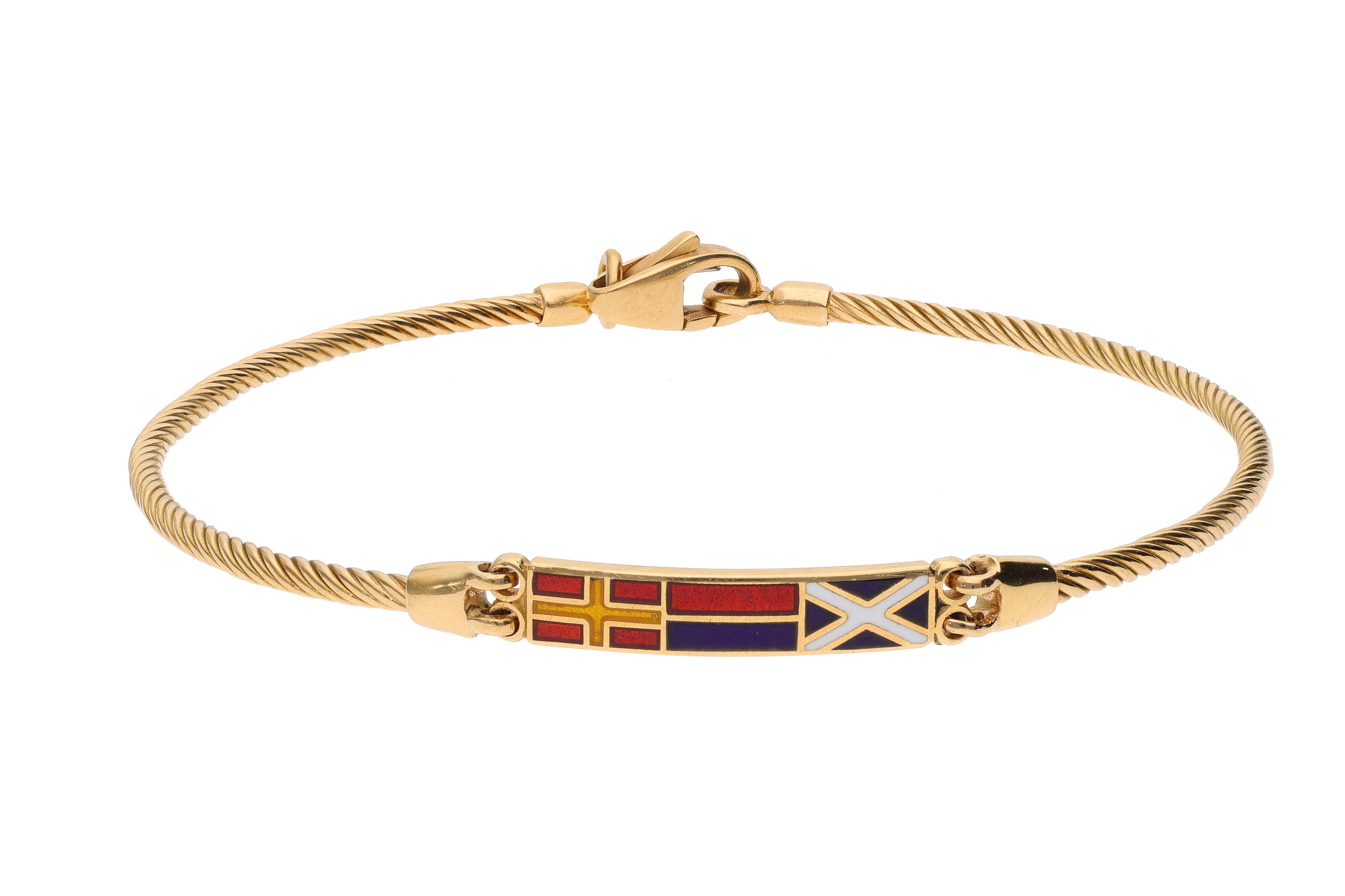 Bracciale semirigido con smalti - Asta Preziosi