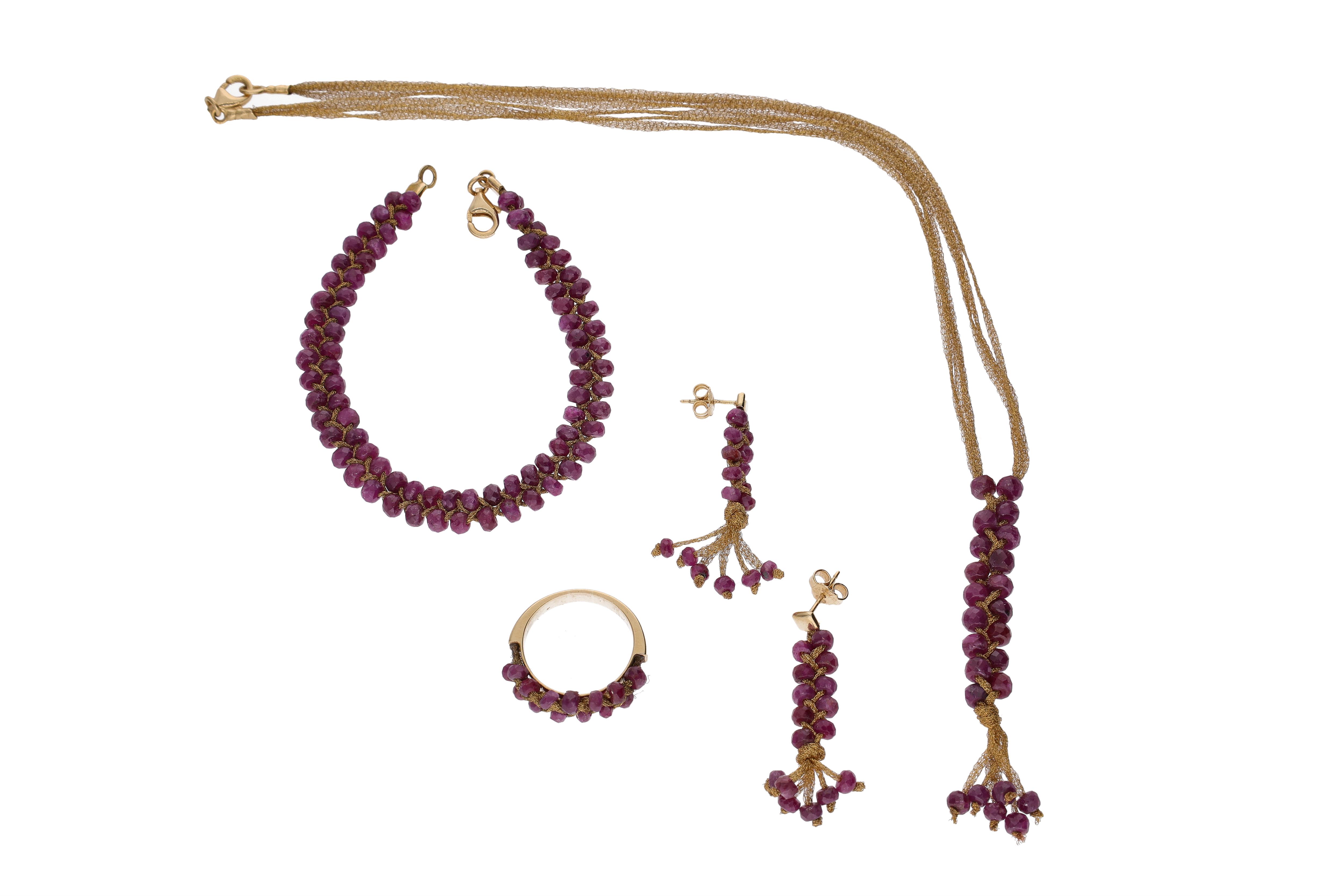 Parure con pietre - Asta Preziosi