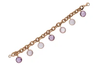 Bracciale a maglie con charms - Asta Preziosi
