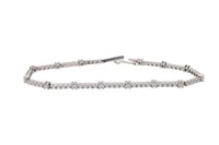 Bracciale tennis con pietre incolore - Asta Preziosi