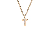 Collana con crocetta - Asta Preziosi