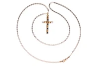 Collana con crocetta - Asta Preziosi