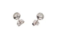 Coppia di orecchini punto luce con diamanti - Asta Preziosi