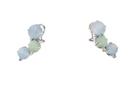 Orecchini con pietre e diamanti - Asta Preziosi