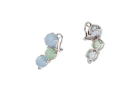 Orecchini con pietre e diamanti - Asta Preziosi