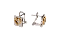 Paio di orecchini con diamanti - Asta Preziosi