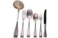 Stancampiano, servizio posate - Asta Preziosi