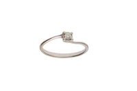 Anello con diamante - Asta Preziosi