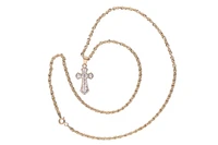 Collana con crocetta - Asta Preziosi