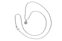 Collana e ciondolo pietre incolori - Asta Preziosi