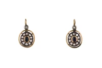 Paio di orecchini con diamanti e pietre - Asta Preziosi Paio di orecchini con diamanti e pietre - Asta Preziosi