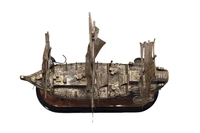 Vascello con vele in argento - Asta Preziosi