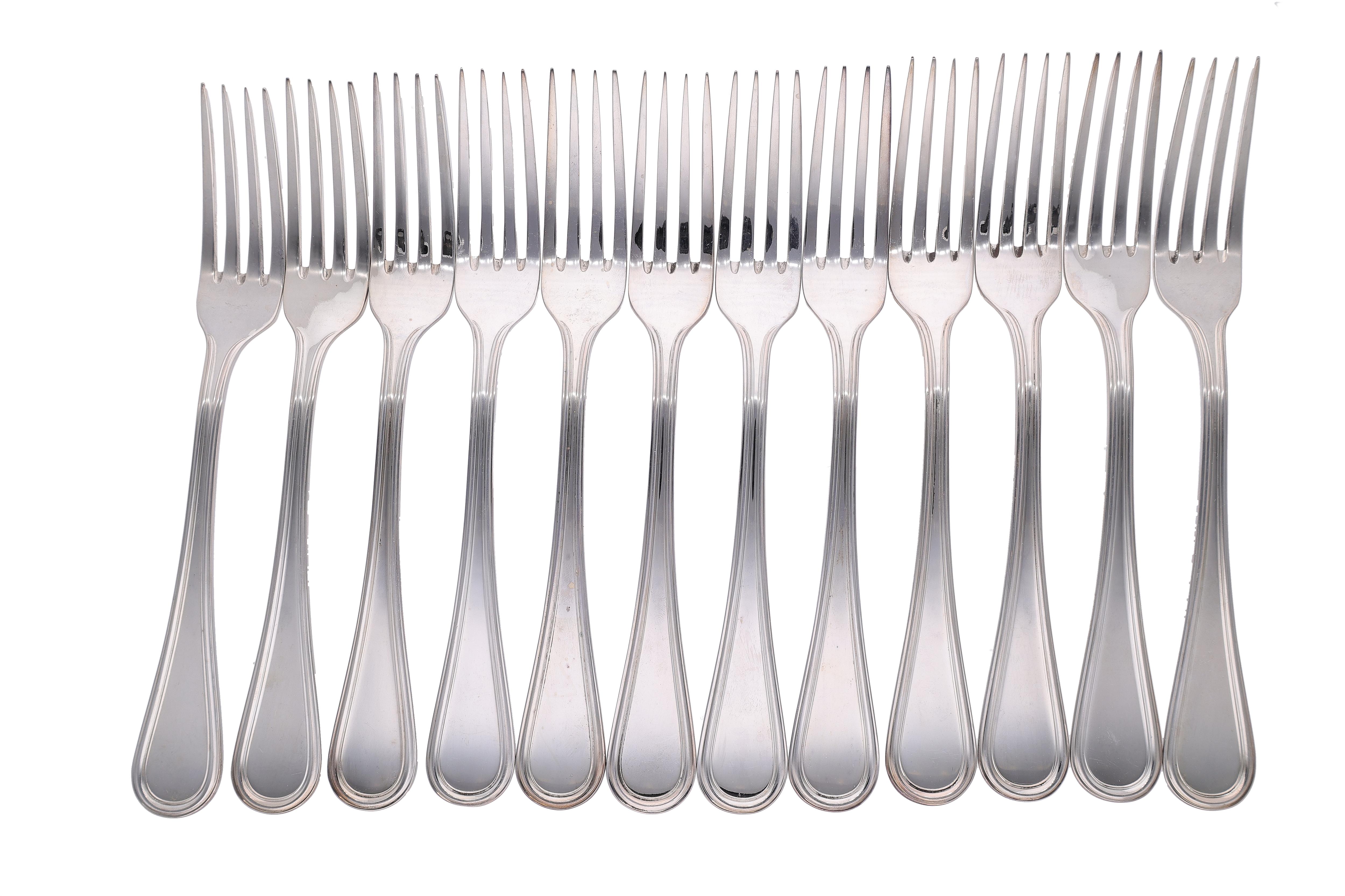 Forchette stile inglese - Asta Preziosi