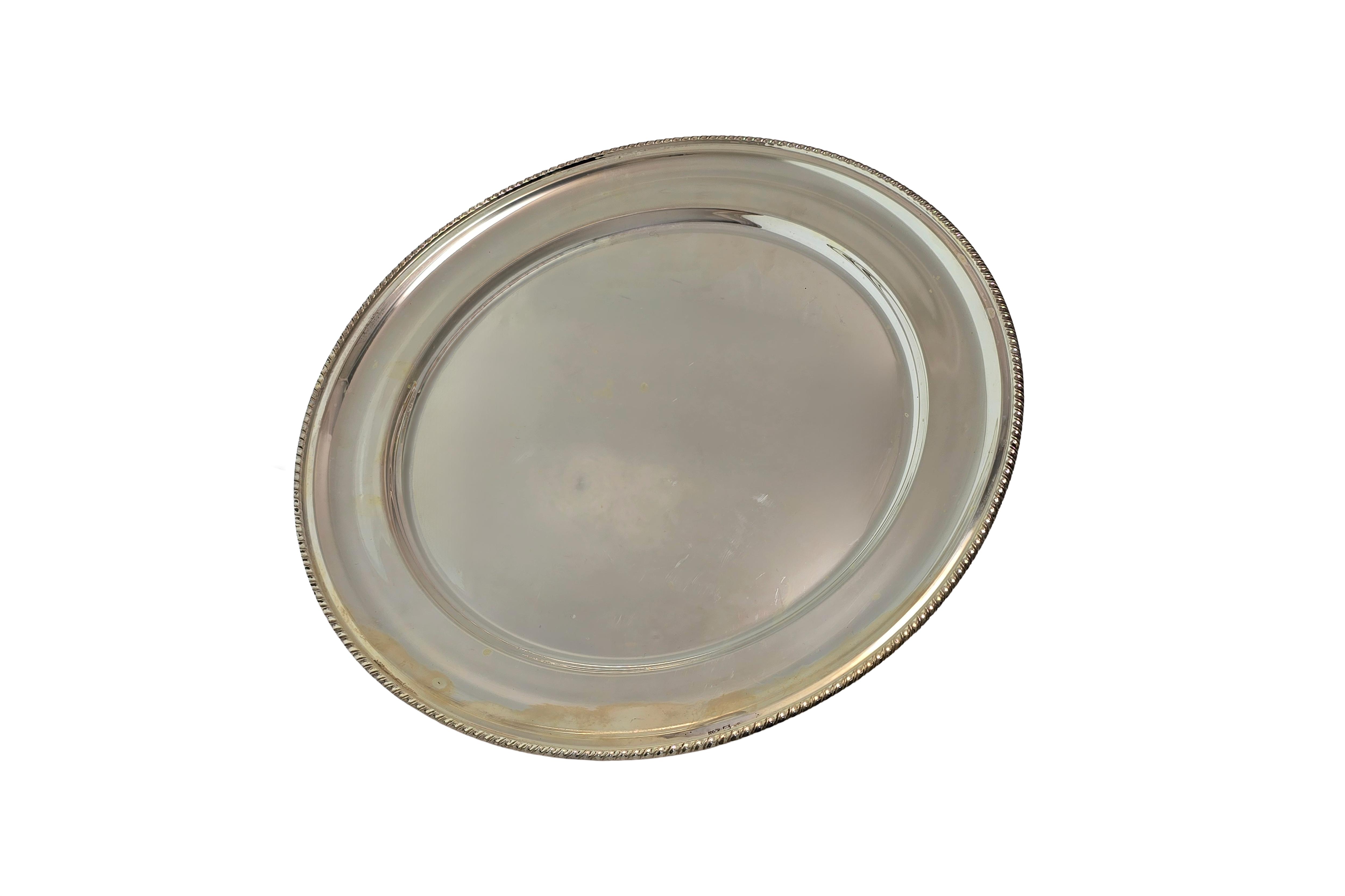 Vassoio rotondo - Asta Preziosi