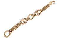 Bracciale bicolore con rubino - Asta Preziosi