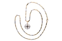 Collana con medaglia e zaffiro - Asta Preziosi