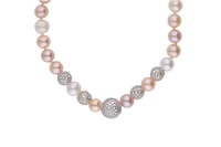 Collana di perle coltivate d'acqua dolce multicolore - Asta Preziosi