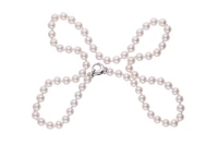 Filo di perle coltivate e chiusura con diamanti - Asta Preziosi