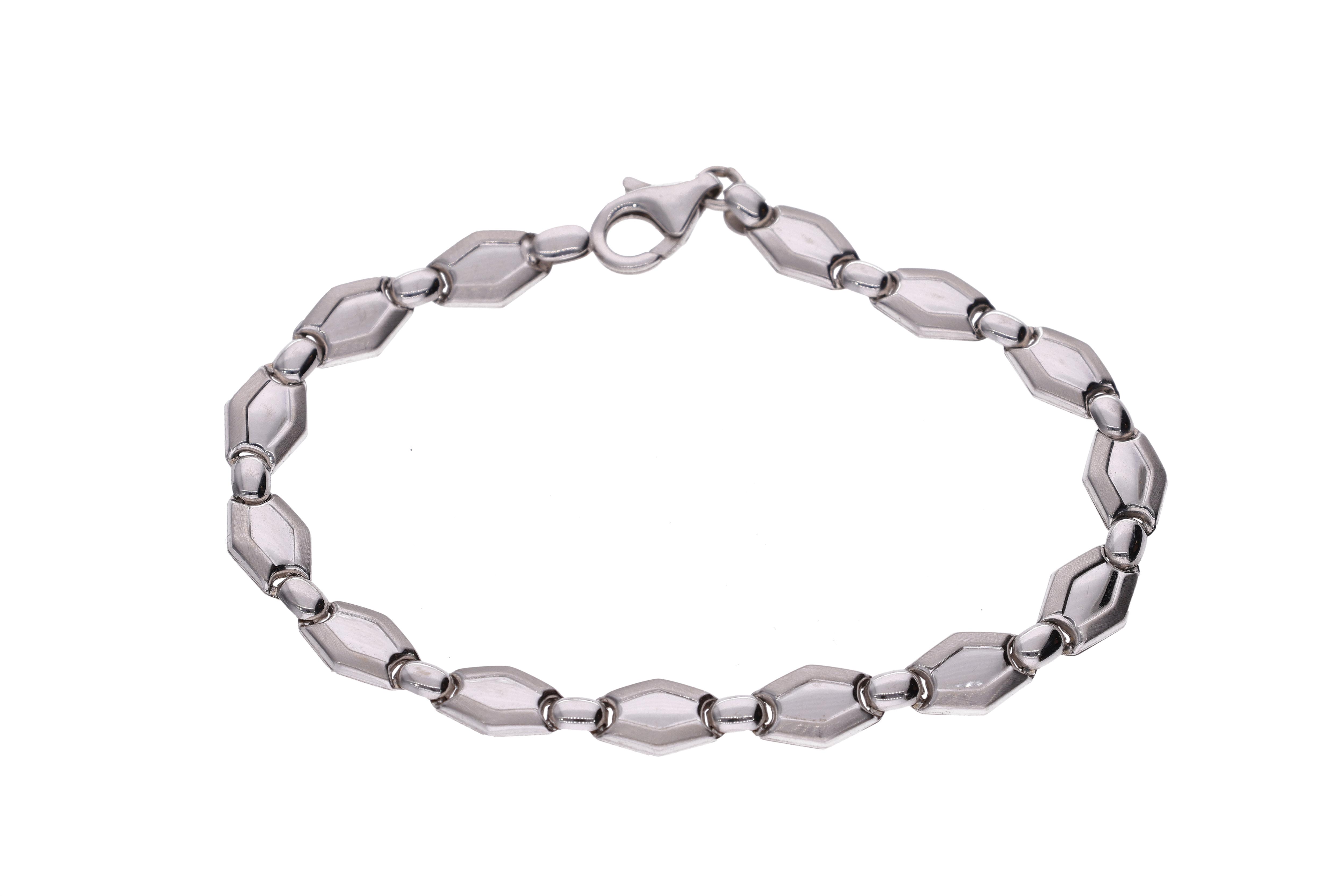 Bracciale a maglie esagonali - Asta Preziosi