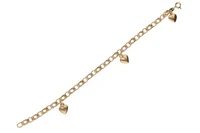 Bracciale con charms a forma di cuore - Asta Preziosi
