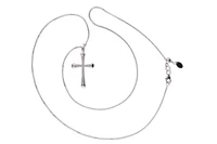Collana e crocetta con diamanti - Asta Preziosi